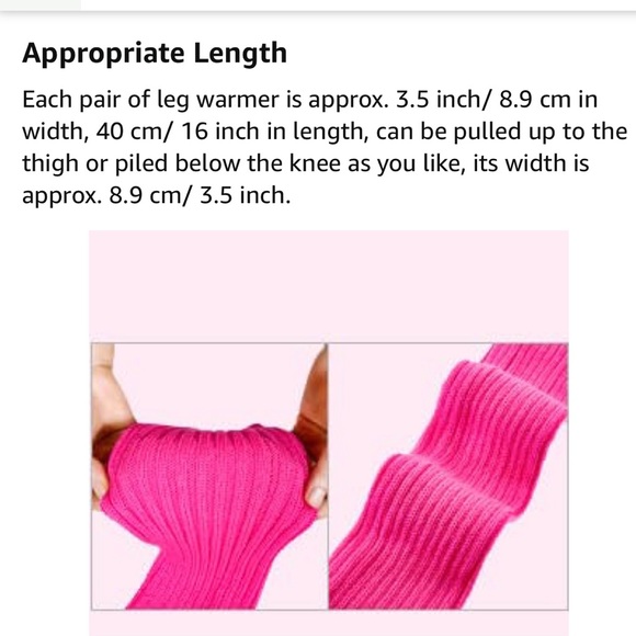 Leg Warmers 5 Color Pack NEW - Picture 3 of 6